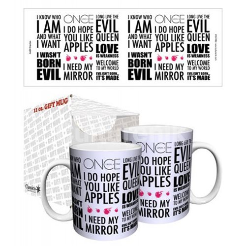 Once Upon a Time Evil Queen Regina Quotes 11 oz. Mug